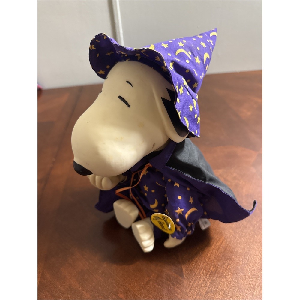 VINTAGE 1997 GEMMY‎ INDUSTRIES HALLOWEEN DANCING WIZARD SNOOPY PEANUTS TESTED